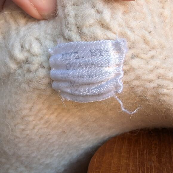 Vintage Wool Nautical Sweater Crewneck Knit Chunky Coastal Boho Grandpa Cozy Top - Picture 6 of 6